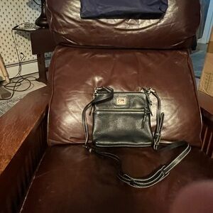 Dooney & Bourke Black Leather Crossbody Bag